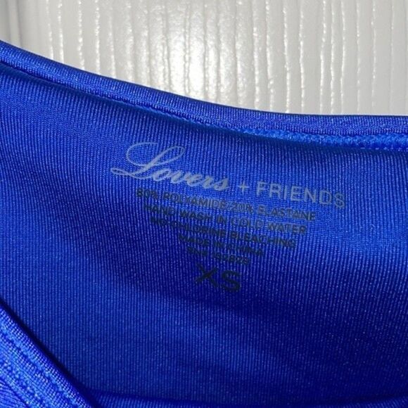 Lovers + Friends Monaco Off Shoulder Ruffle Bikini Top Sz XS - Picture 4 of 5